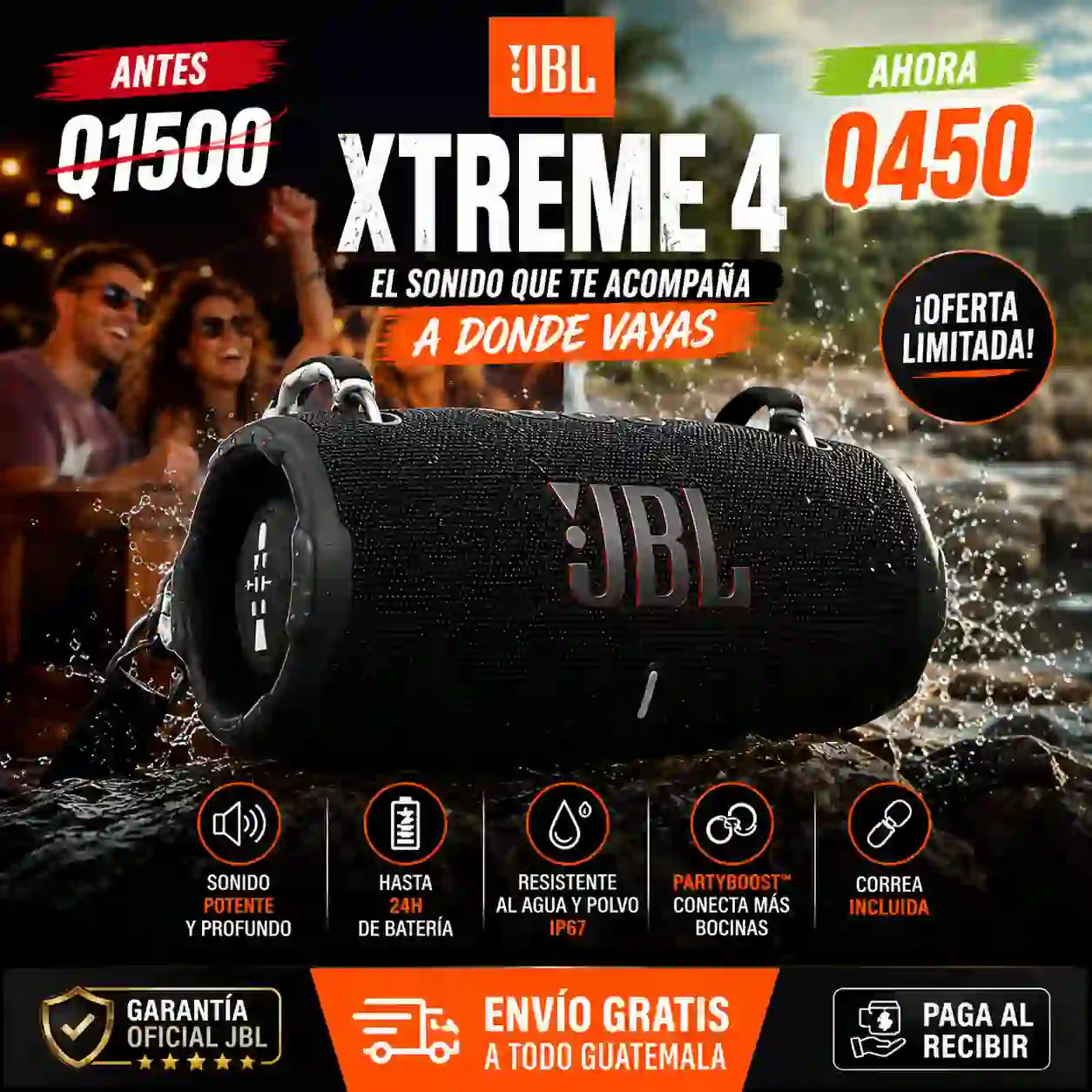 🔥 JBL CHARGER 4: 24 HORAS DE MÚSICA SIN PARAR